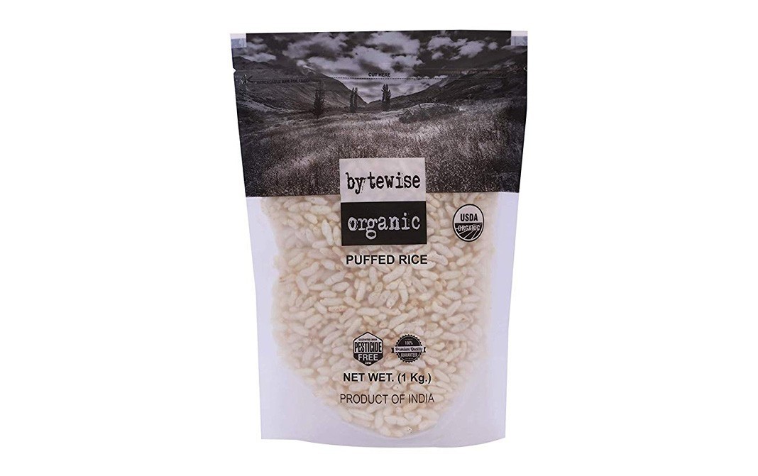 Bytewise Organic Puffed Rice    Pack  1 kilogram